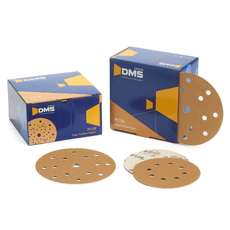 Gult leire sandpapir